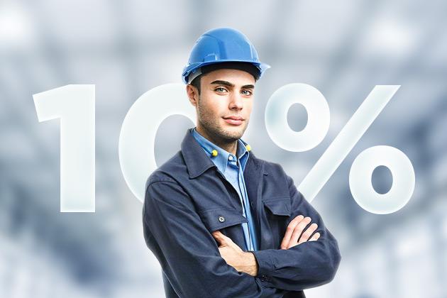 ������ 10% �� ��� ������ � ����� ��� ��������!